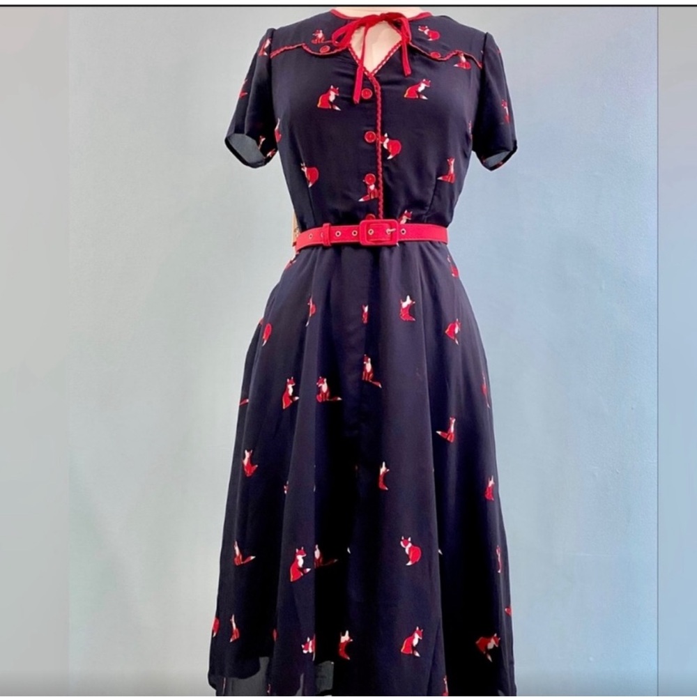 Unique vintage fox dress size 18/2x